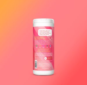 all-purpose cleaning wipes – pink grapefruit. 30 ct