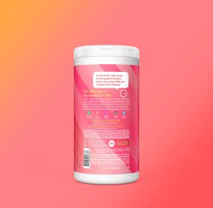 all-purpose cleaning wipes – pink grapefruit. 70 ct